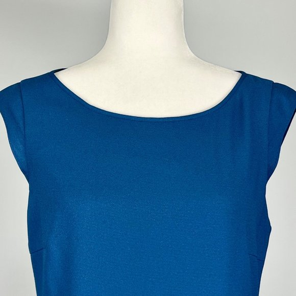 Marc New York Zipper Skirt Colorblock Dress Blue Black Andrew Marc size 6 - Picture 3 of 14